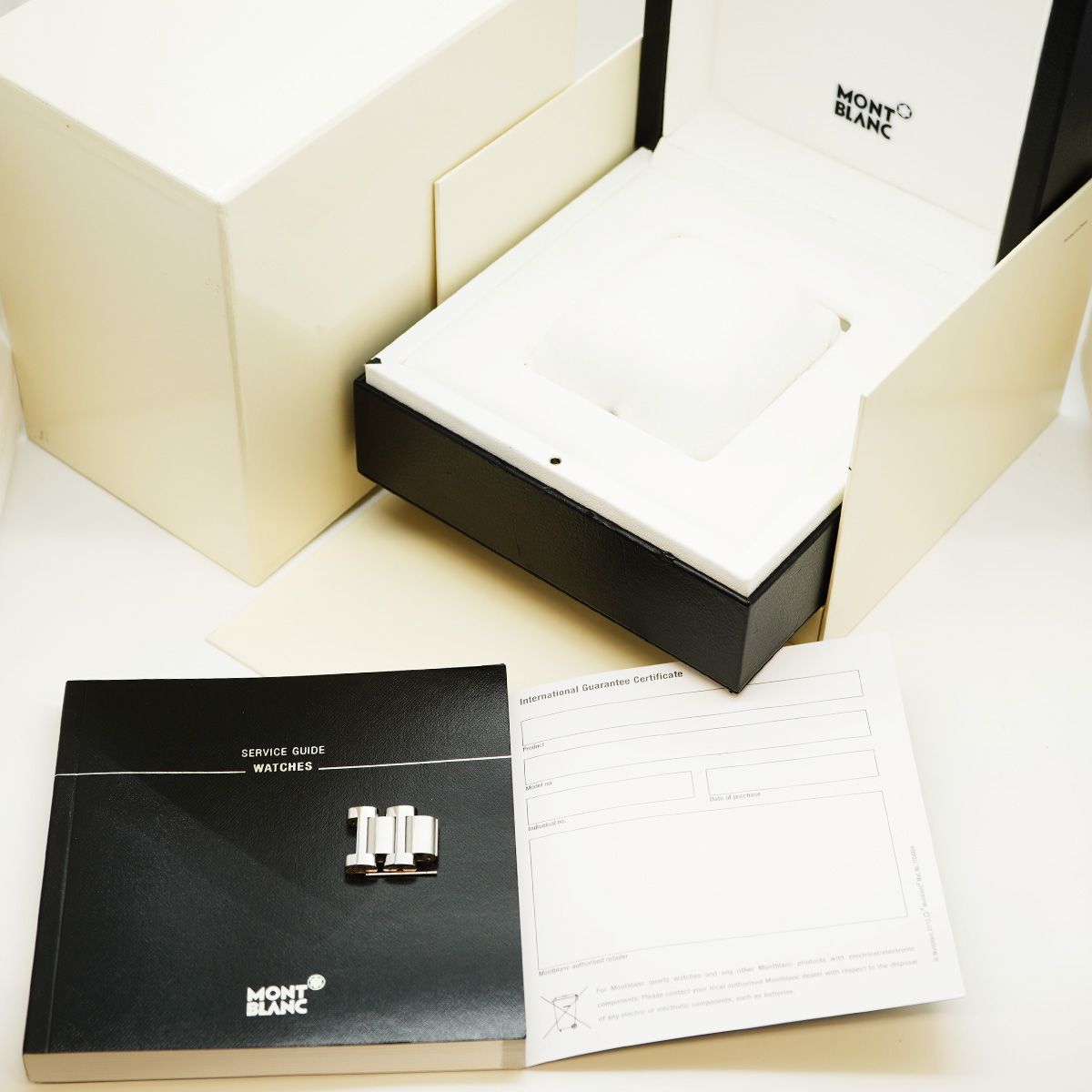 5wwo0143 モンブラン タイムウォーカー クロノボイジャー 7263 グレー文字盤 腕時計 メンズ