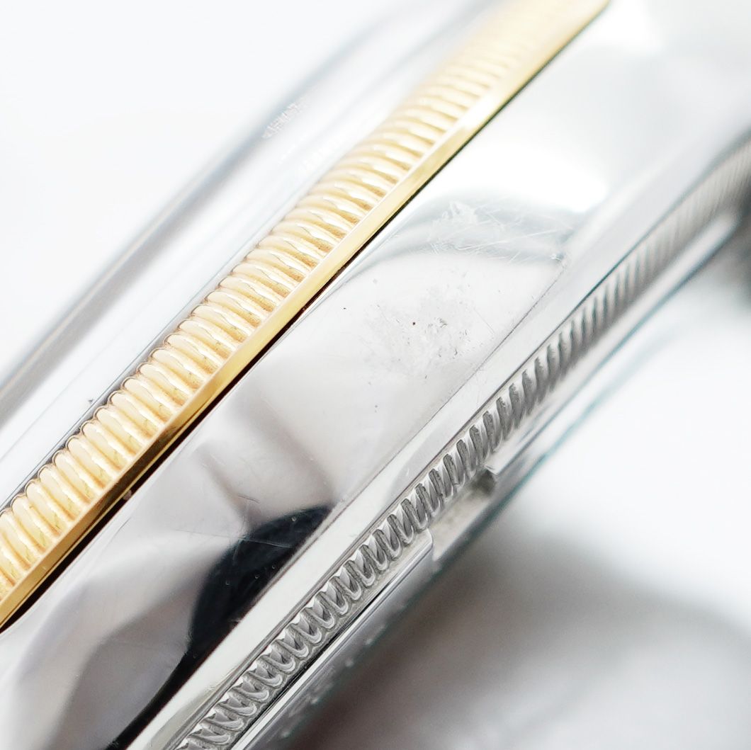 5wwo0150】オリス ビッグクラウン ポインターデイト 7543 ゴールド文字  