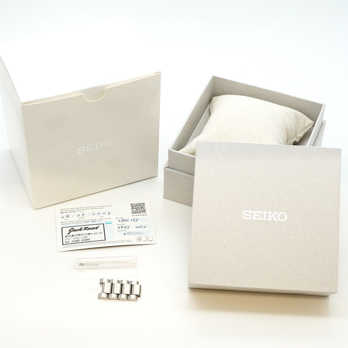 5 wwo 0160 セイコー プロスペック 6 R 55 00 G 0 SBDC 197 黒文字盤 腕時計 メンズ