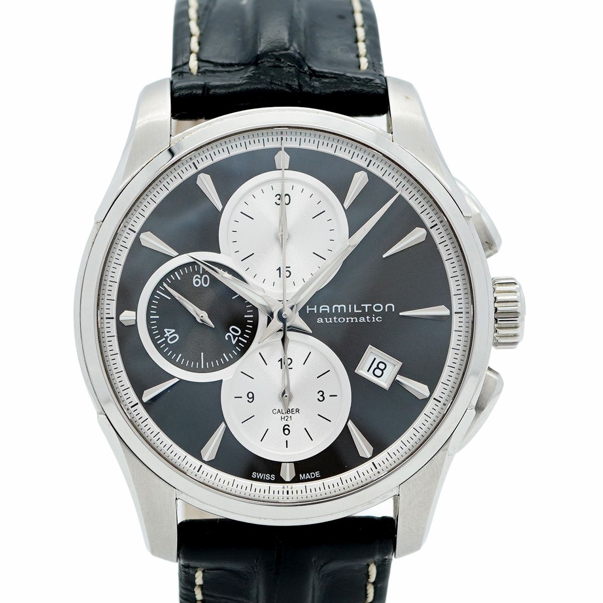 5wwo0161 ハミルトン ジャズマスター H325960 グレー文字盤 腕時計 メンズ