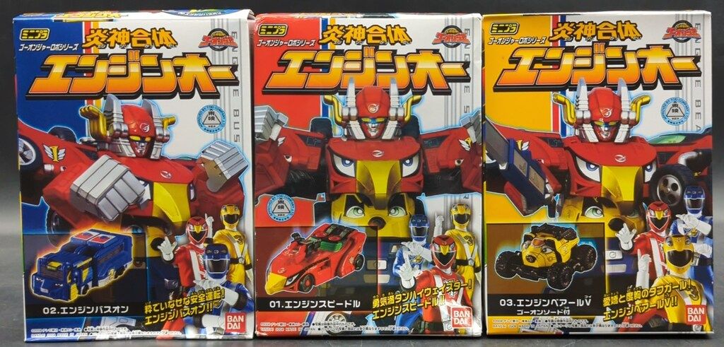 ミニプラ 炎神合体エンジンオー 10個入りコンプリートボックス付き ミニプラ 炎神合体エンジンオー 10個入りコンプリートボックス付き 炎