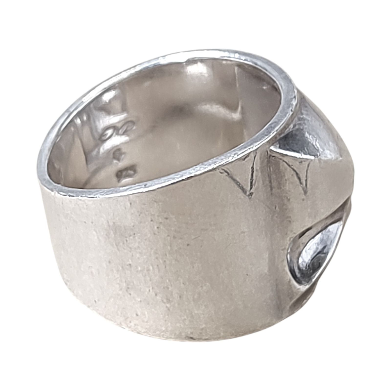  The SoloIst タカヒロミヤシタザソロイスト END skull ring スタッズ スカル リング sa 0059 bAW 18 シルバー 14号 メンズ リング 指輪 アクセサリー