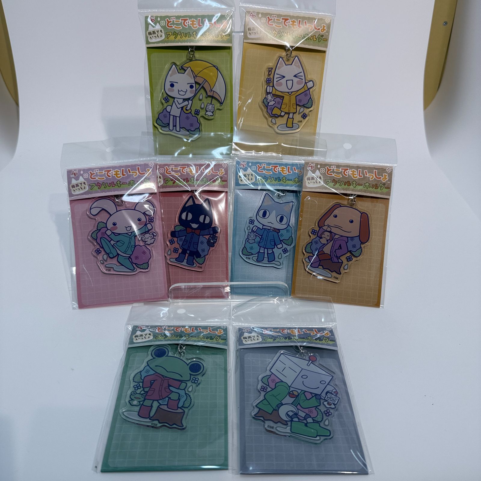 コンプリセット sony どこでもいっしょシリーズ アクリルキーホルダー 8種類セット