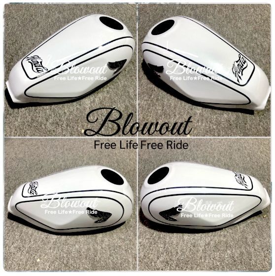 Blowout Rebel 500 250 タンクカバー シェル CMX HONDA ホンダ レブル ホワイト フェアリング 燃料タンク クイックリリース