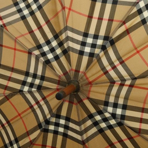 美品　Burberry'sバーバリーズ　長傘　ノバチェック 美品】BURBERRY バーバリー 長傘 雨傘 アンブレラ ノバチェック 紺