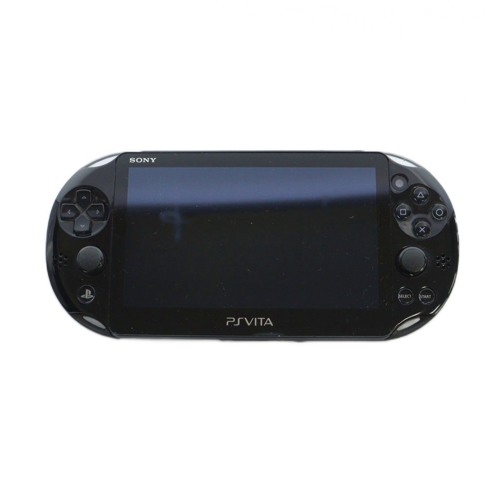 ソニー SONY PSVITA プレイステーションヴィータ ゲーム機 本体 ロゴ PCH-2000 黒 ブラック GY18 MQ