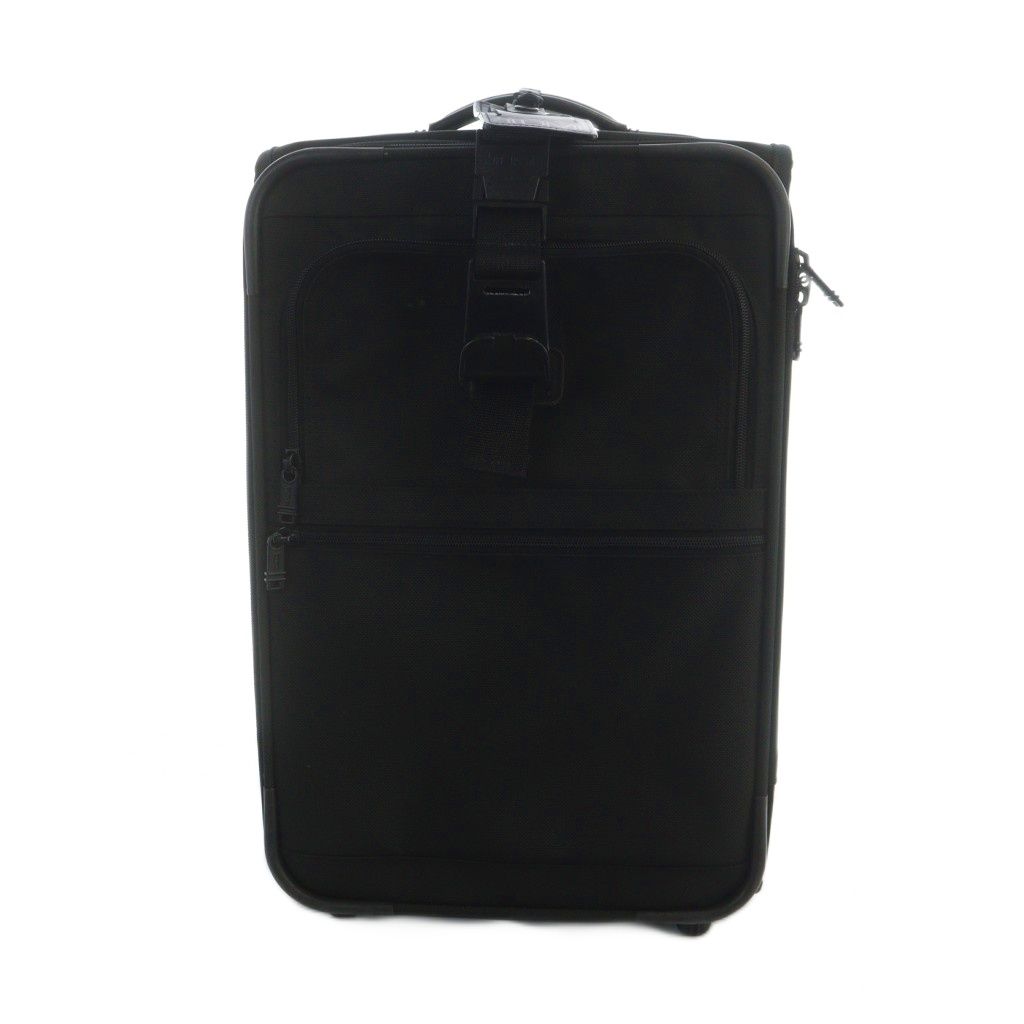トゥミ TUMI キャリーバッグ スーツケース 旅行 ロゴ キャンバス 黒 ブラック GY18 MQ