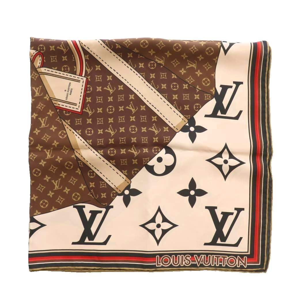 ルイヴィトン LOUIS VUITTON カレ キープ イット オール スカーフ 絹