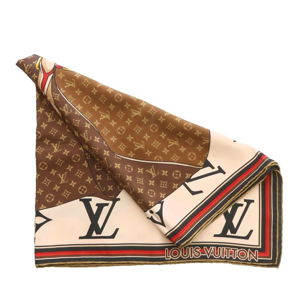 ルイヴィトン LOUIS VUITTON カレ キープ イット オール スカーフ 絹