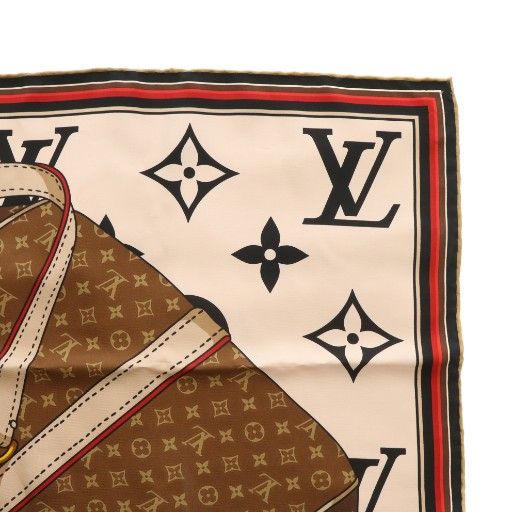 ルイヴィトン LOUIS VUITTON カレ キープ イット オール スカーフ 絹