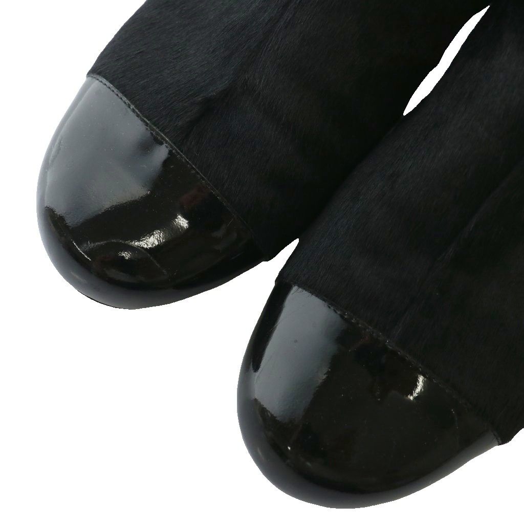 ラウンドトゥ サイドジップ