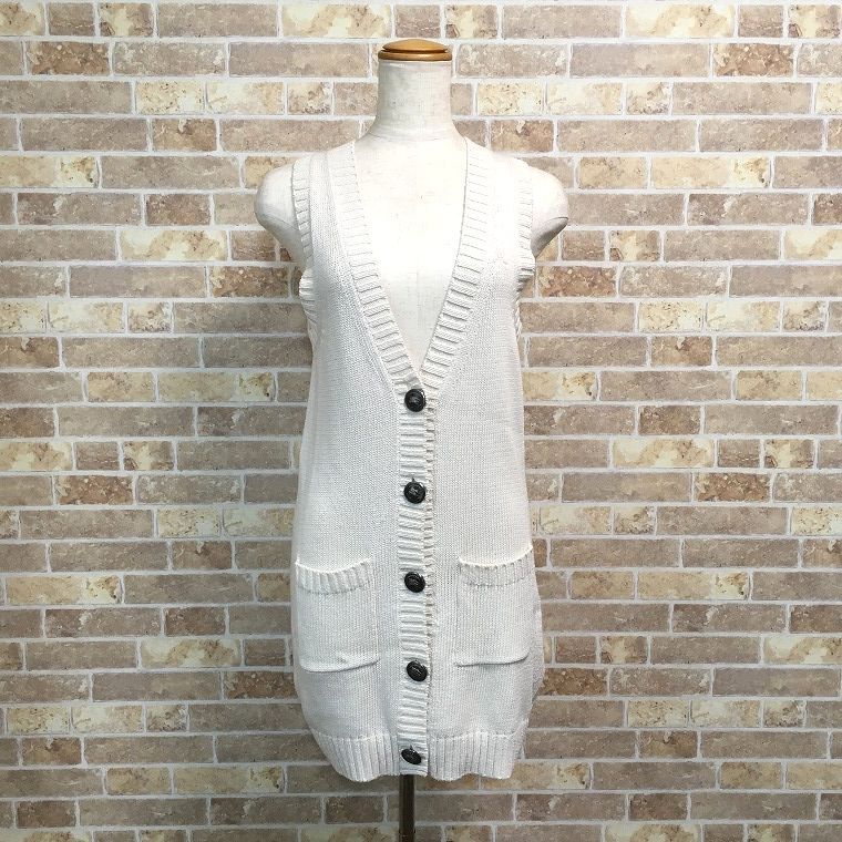 BURBERRY ブルーレーベル ニットベスト 38 綿100% 594