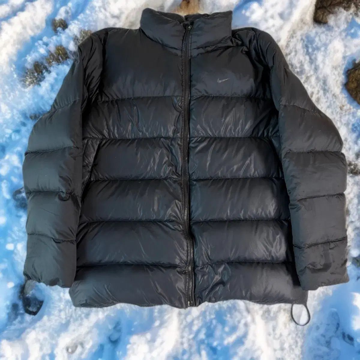 ナイキ ゴープコア ブラック スウッシュ グースダウン ダウン XXL
