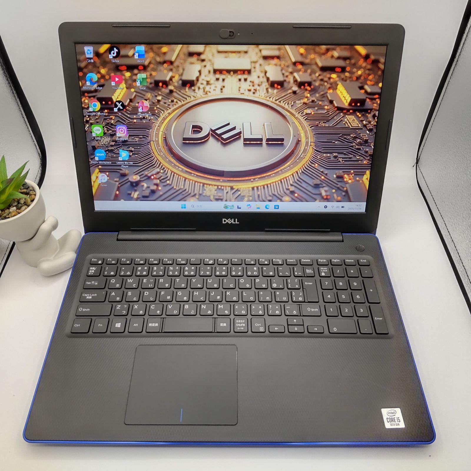 上品＆ ブルー DELL コバルトブルー 10世代core i５ メモリ16 GB NVMe HDD 1 TB