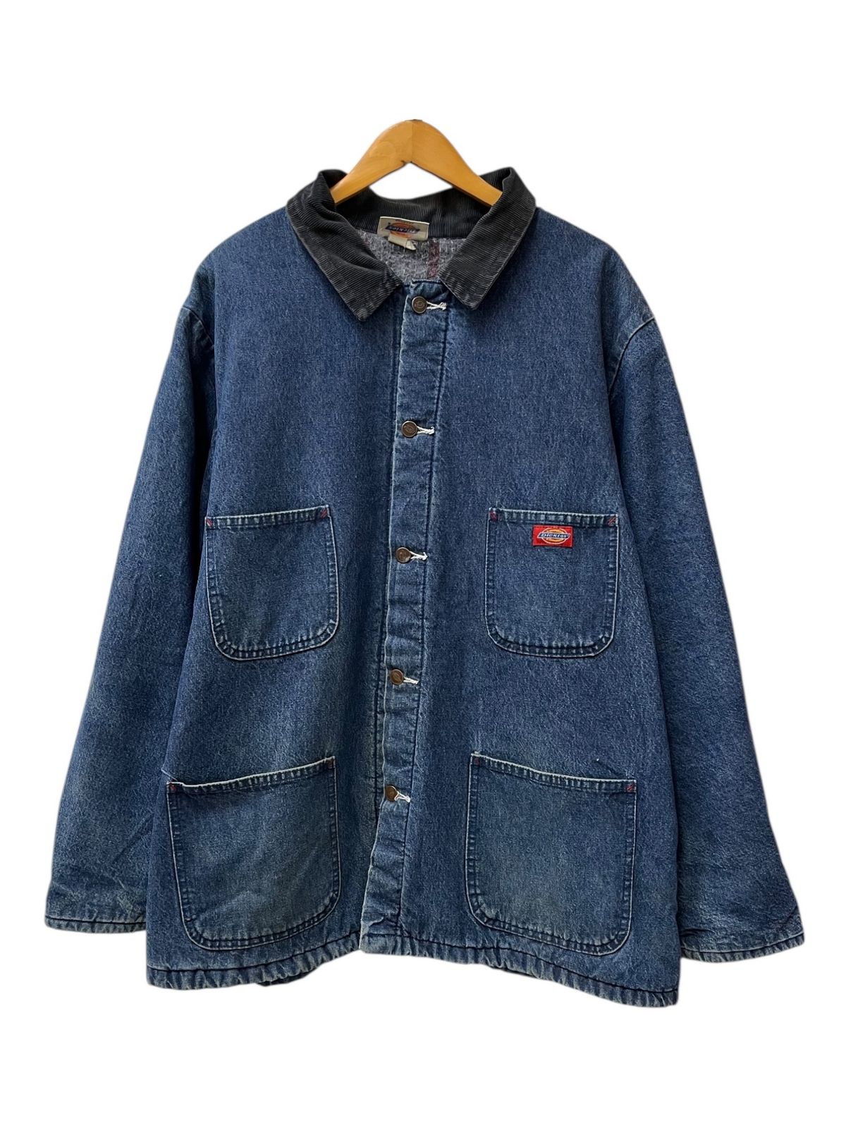 DICKIES (ディッキーズ) デニムカバーオール 裏ブランケット 襟コーズ