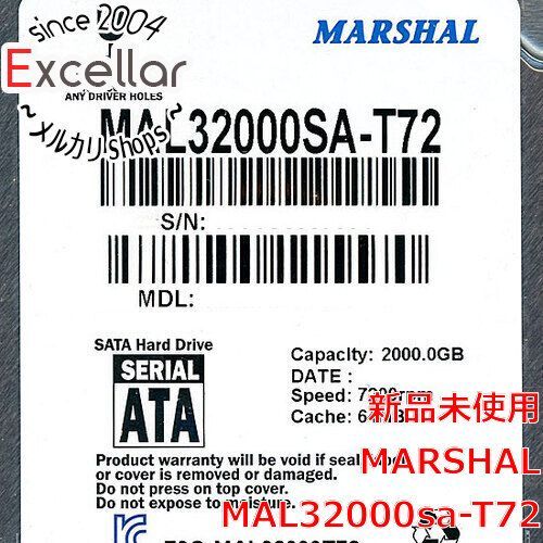 bn 0 MARSHAL 内蔵HDD 2TB MAL32000SA-T72