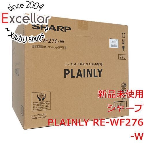 bn 0 SHARP 過熱水蒸気オーブンレンジ PLAINLY RE WF 276 W ホワイト
