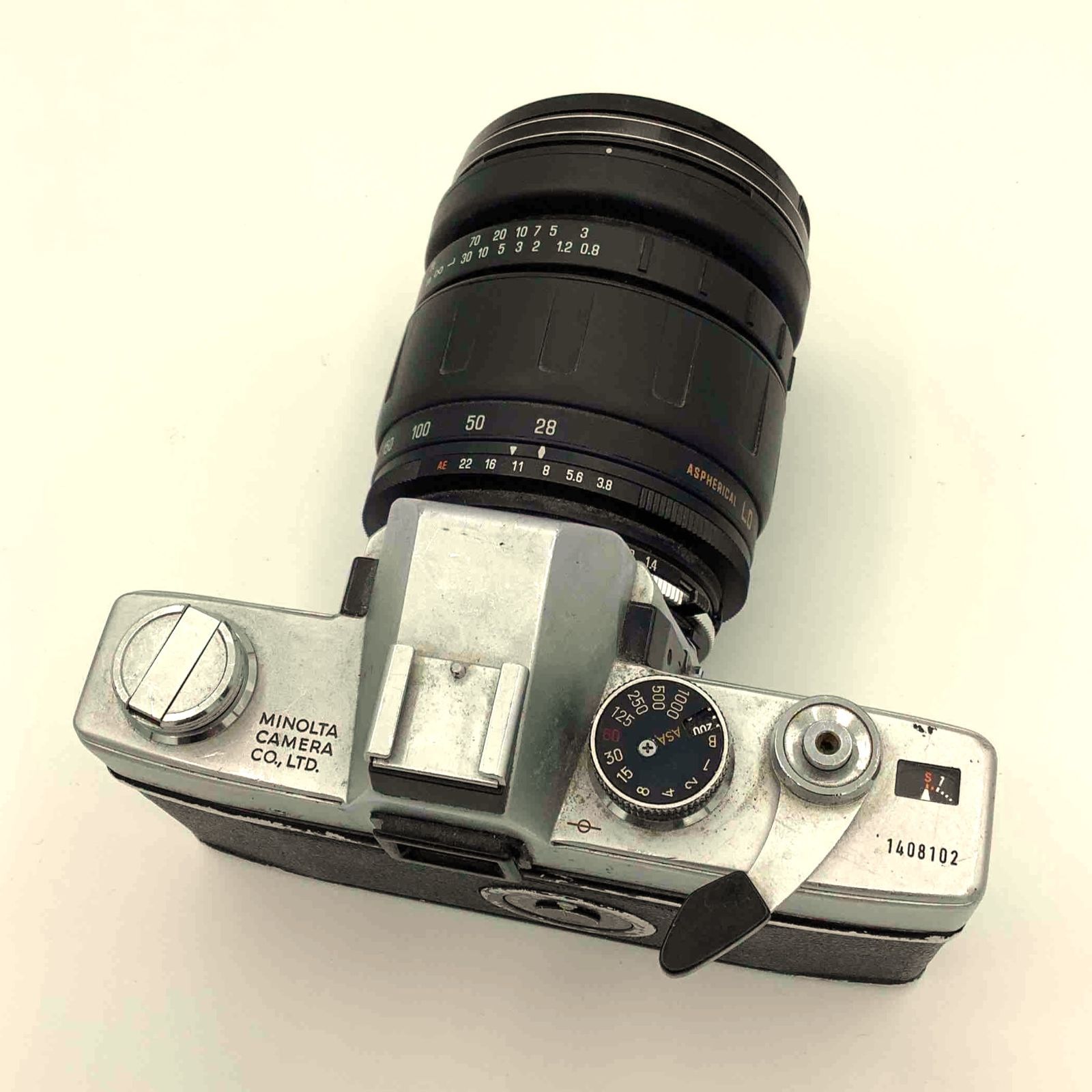 MINOLTA ミノルタ SR-T101 一眼レフカメラ タムロンレンズ付 - メルカリ