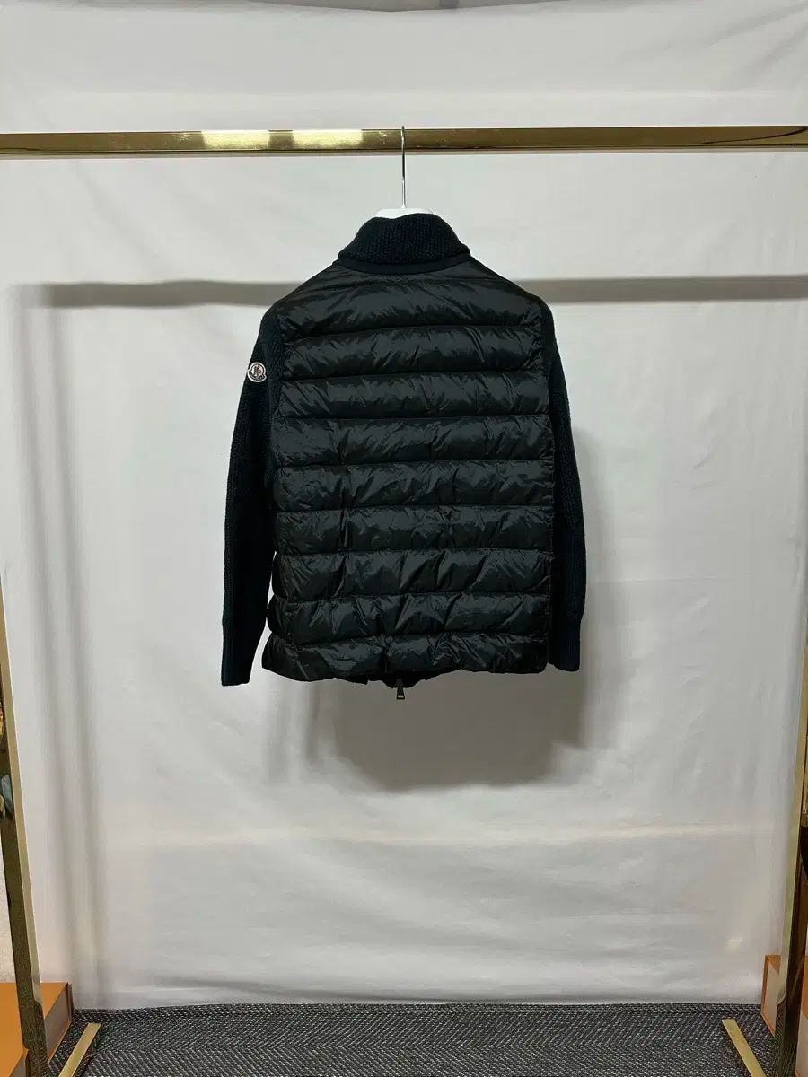 XS モンクレール MAGLIONE レディース ニットダウン カーディガン カーキ