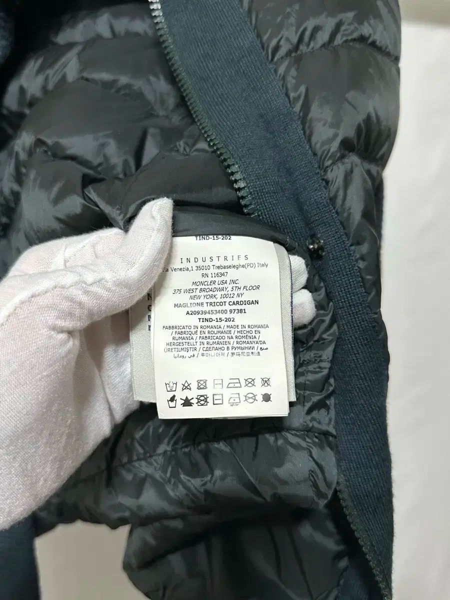 ニットダウン カーディガン