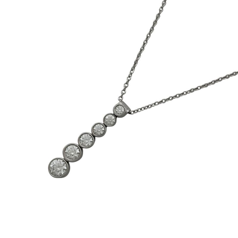 ティファニー TIFFANY＆CO ジャズドロップネックレス プラチナ Pt950 ダイヤモンド ジュエリー