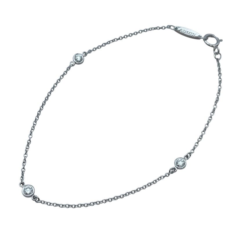 ティファニー TIFFANY＆CO バイザヤードブレス プラチナ Pt950 ダイヤモンド 3PD ジュエリー