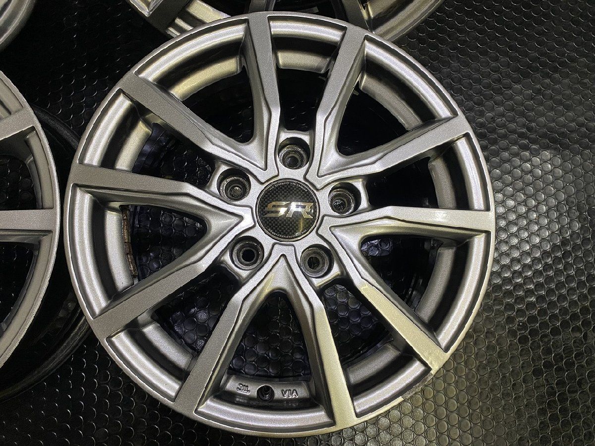  Lehrmeister SR 社外ホイール 15インチ 4本 3 53 ヴォクシー フリード等 VHB 518 15インチ ホイール