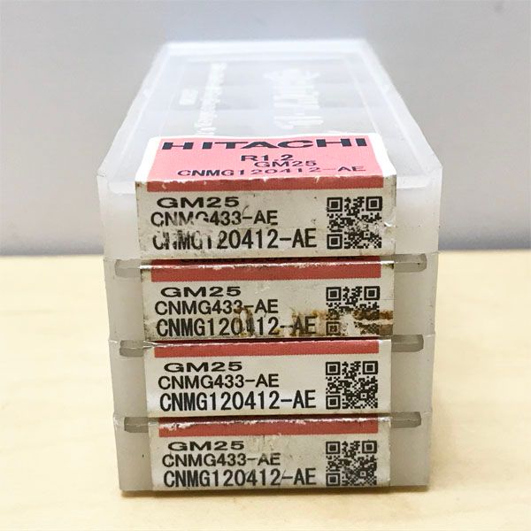 未開封】HITACHI/日立 卸売 CNMG120412-AE GM25 40個 10個入/箱 切削用