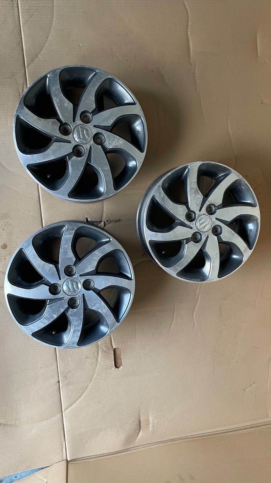 スズキ ホイール3本14 4 1 2 J