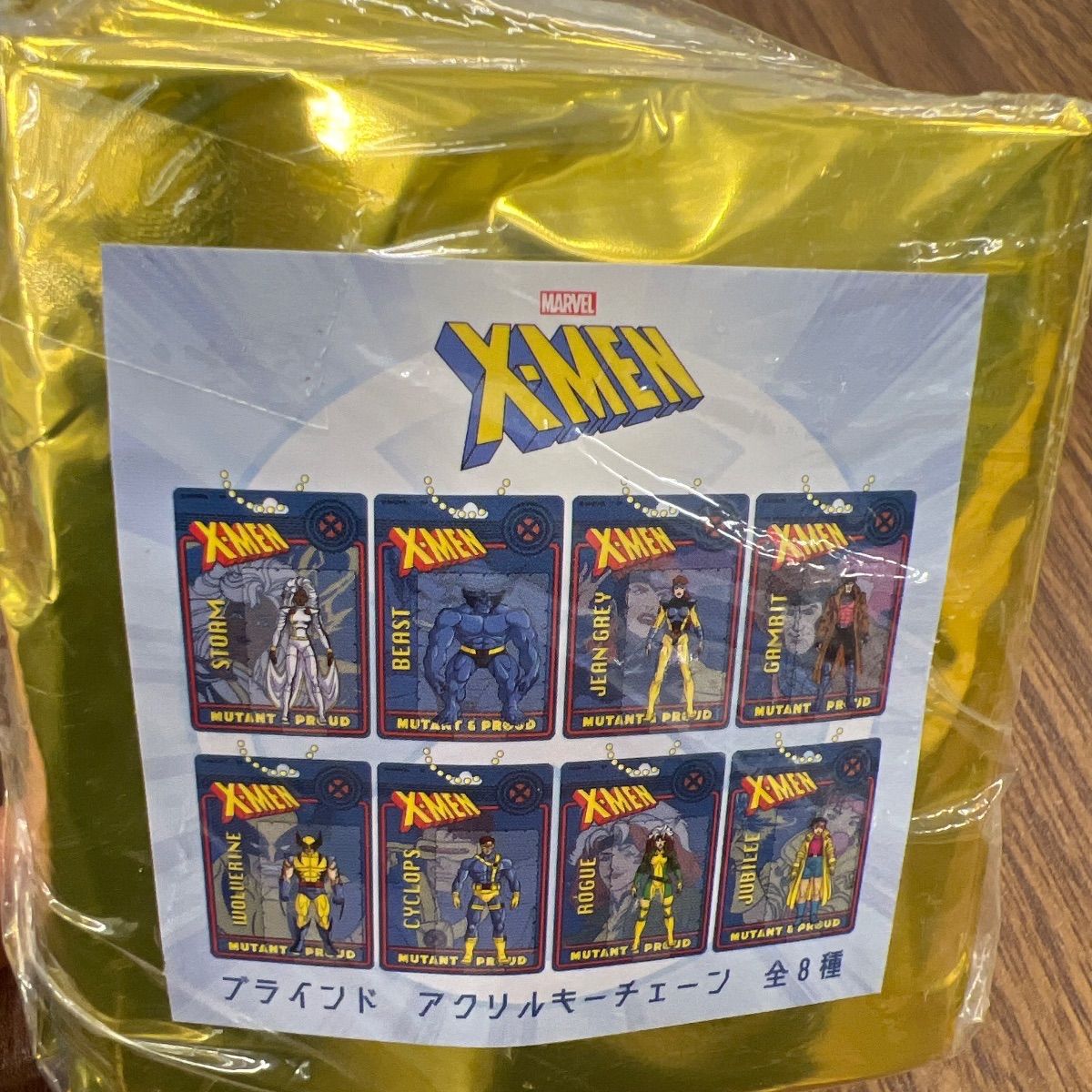 S 38 Small Planet マーベル Ｘ ＭＥＮ フィギュア ブラインドブリスター風アクリルキーチェーン 全８種