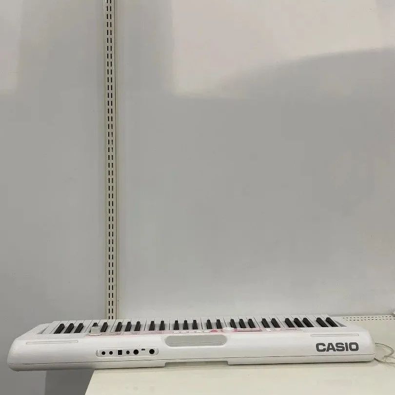 CASIO カシオ LK 320 電子ピアノ キーボード ルーチェ 光ナビ 電源ケーブル無し 電池稼働 済み 鍵盤楽器 子ども 大人 兼用 音楽学習