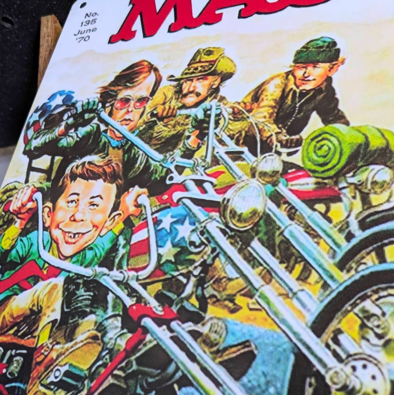 MAD アルフレッド・E・ニューマンサイン入ポスター MAD アルフレッド・E・ニューマンサイン入ポスター MAD アルフレッド