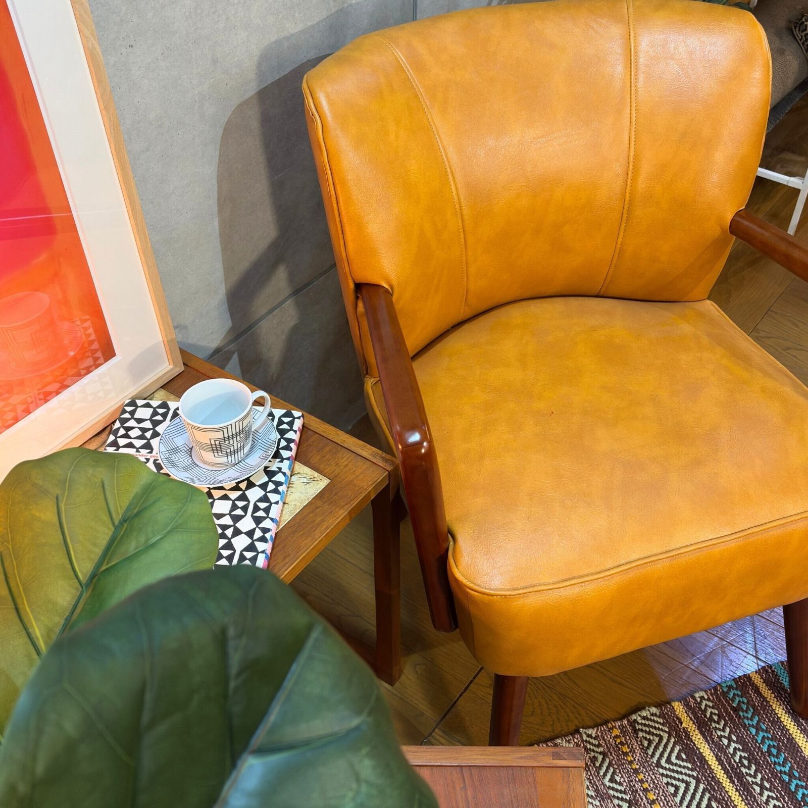 1950s KRUEGER ファイバーチェア オレンジ ミッドセンチュリー 2 Krueger Shell Orange Red Kids Small Fiberglass Chairs Eames