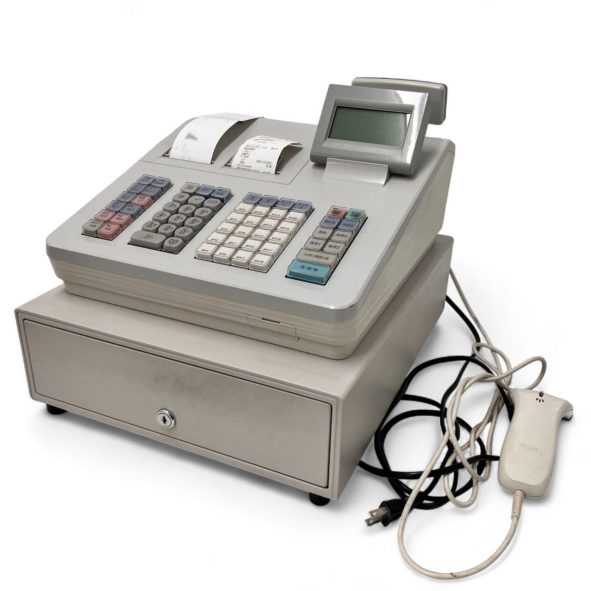 SHARP XE-A 407-W ホワイト 電子 レジスター