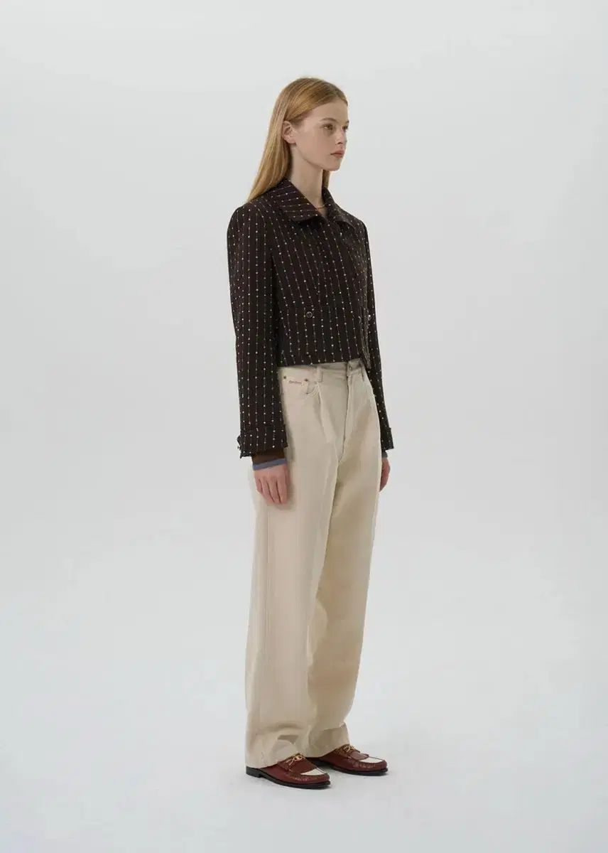 grove グローブ アイボリー デニム パンツ