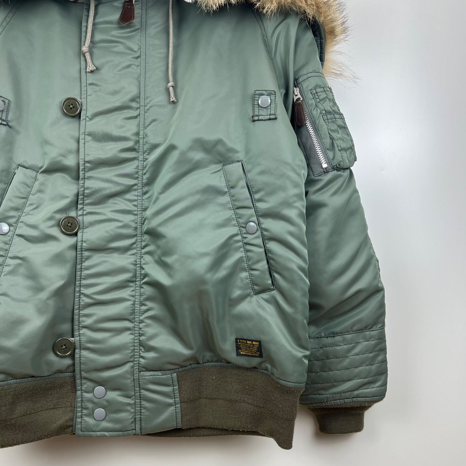 NEIGHBORHOOD 17aw N-2D fur flight jacket M N-JKT ネイバーフッド