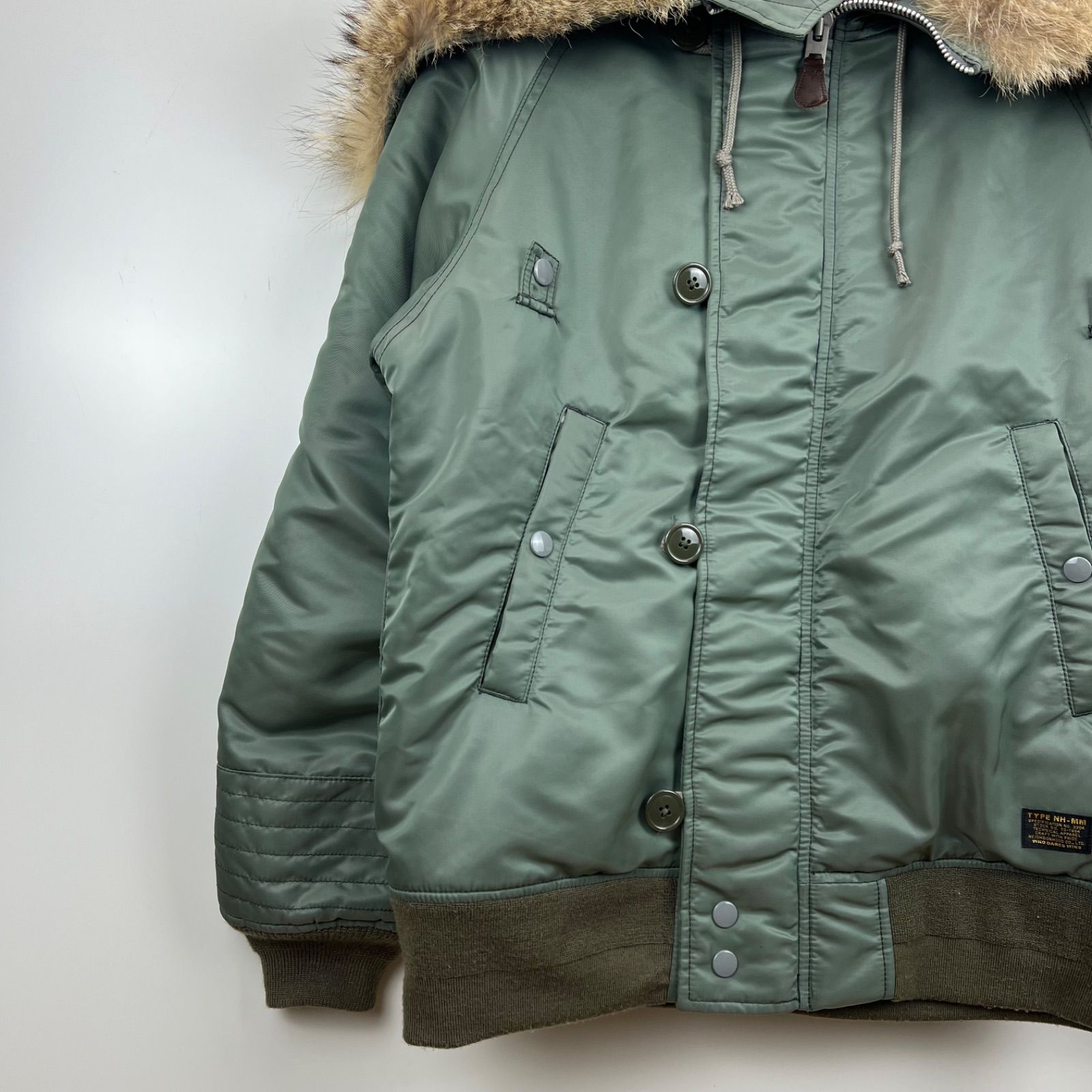 NEIGHBORHOOD L-2D N-JKT フライトジャケット NEIGHBORHOOD 17aw N-2D fur flight jacket M N-JKT ネイバーフッド
