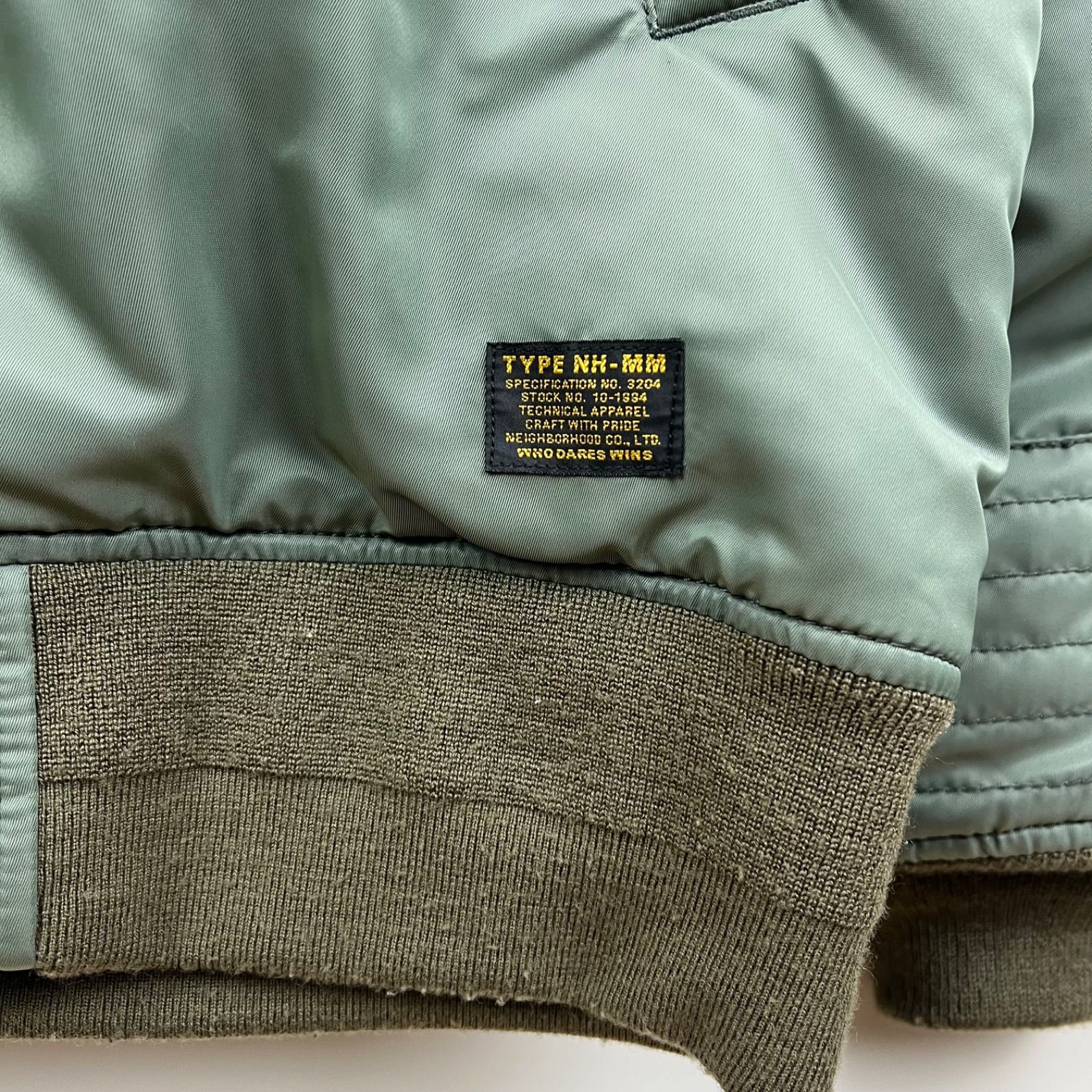 NEIGHBORHOOD 17aw N-2D fur flight jacket M N-JKT ネイバーフッド