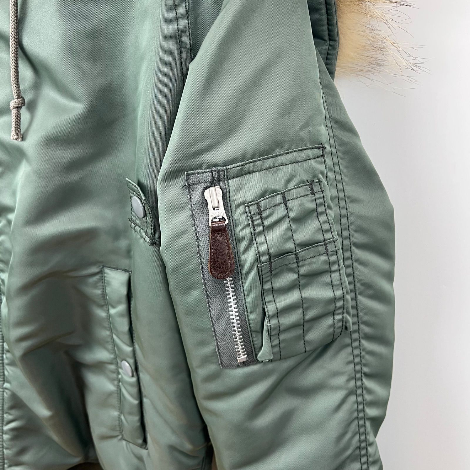 NEIGHBORHOOD L-2D N-JKT フライトジャケット NEIGHBORHOOD 17aw N-2D fur flight jacket M N-JKT ネイバーフッド
