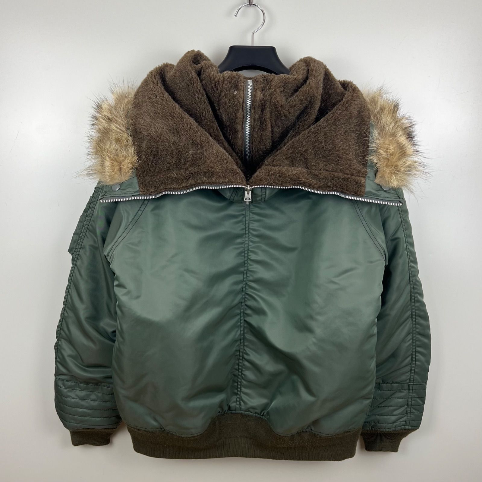 NEIGHBORHOOD 17aw N-2D fur flight jacket M N-JKT ネイバーフッド