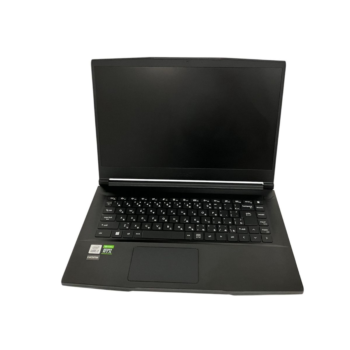 MSI i 7-10750 H RTX 3050 メモリ16 GB win 11 Pro ゲーミング ノートPC