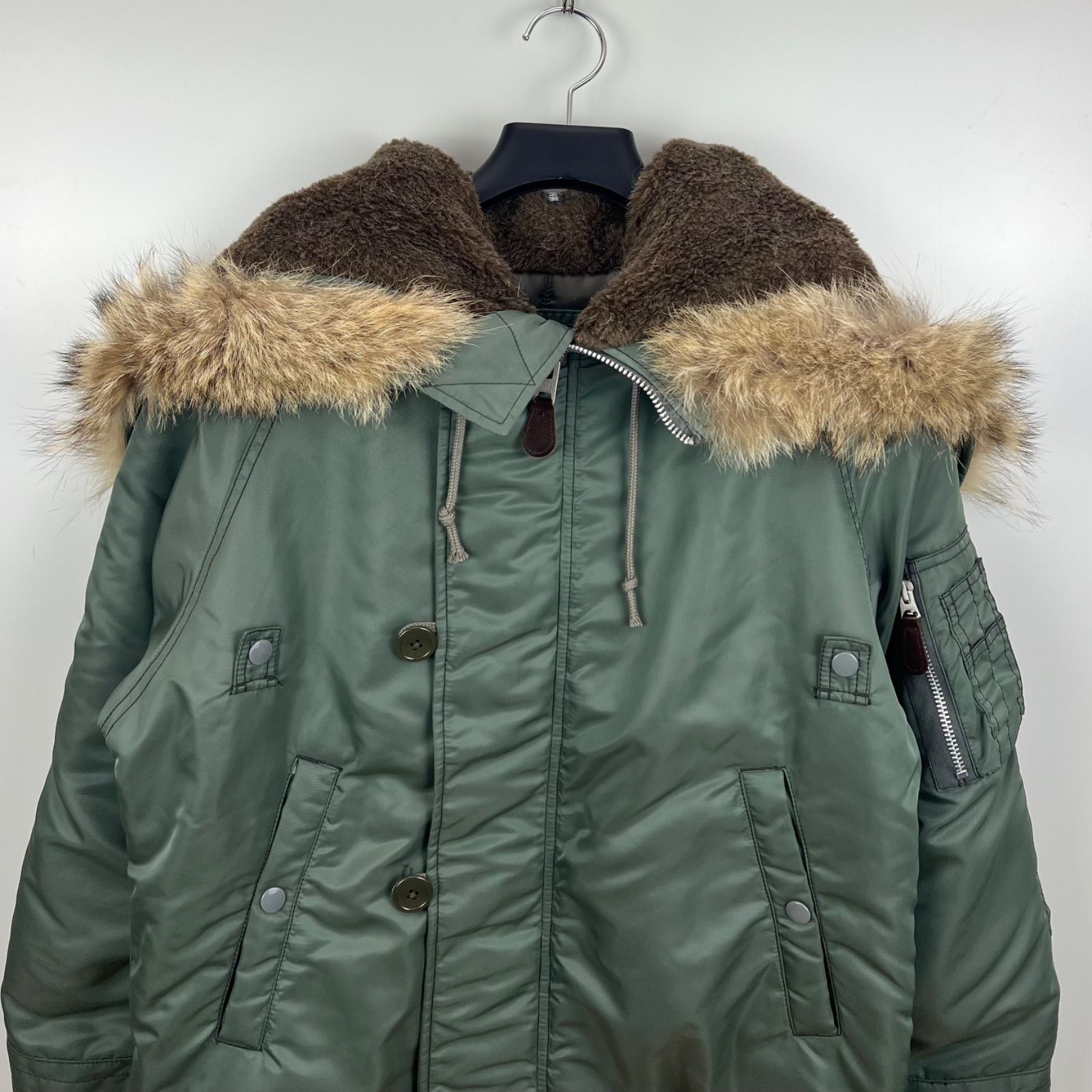 NEIGHBORHOOD 17aw N-2D fur flight jacket M N-JKT ネイバーフッド
