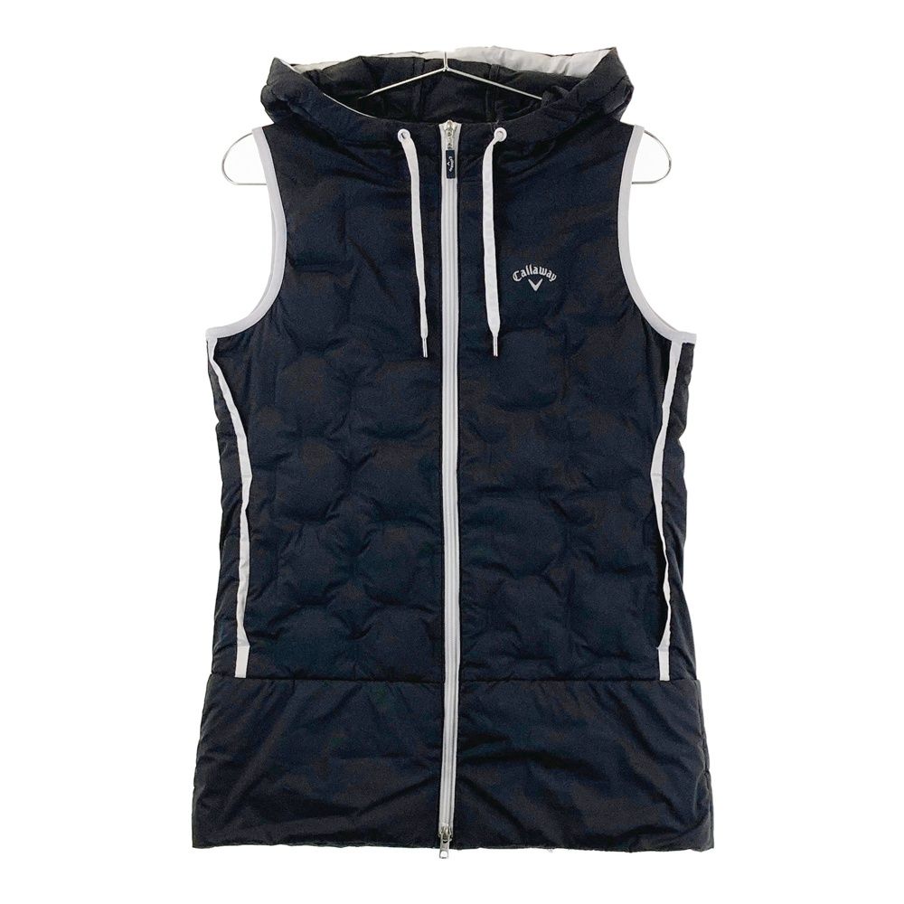 サイズ：S CALLAWAY キャロウェイ ジップ ダウンベスト ブラック系