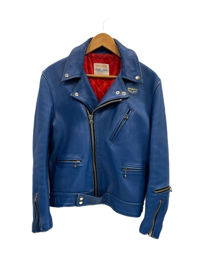 ルイスレザー Lewis Leathers サイクロン ヴィンテージターコイズ 青