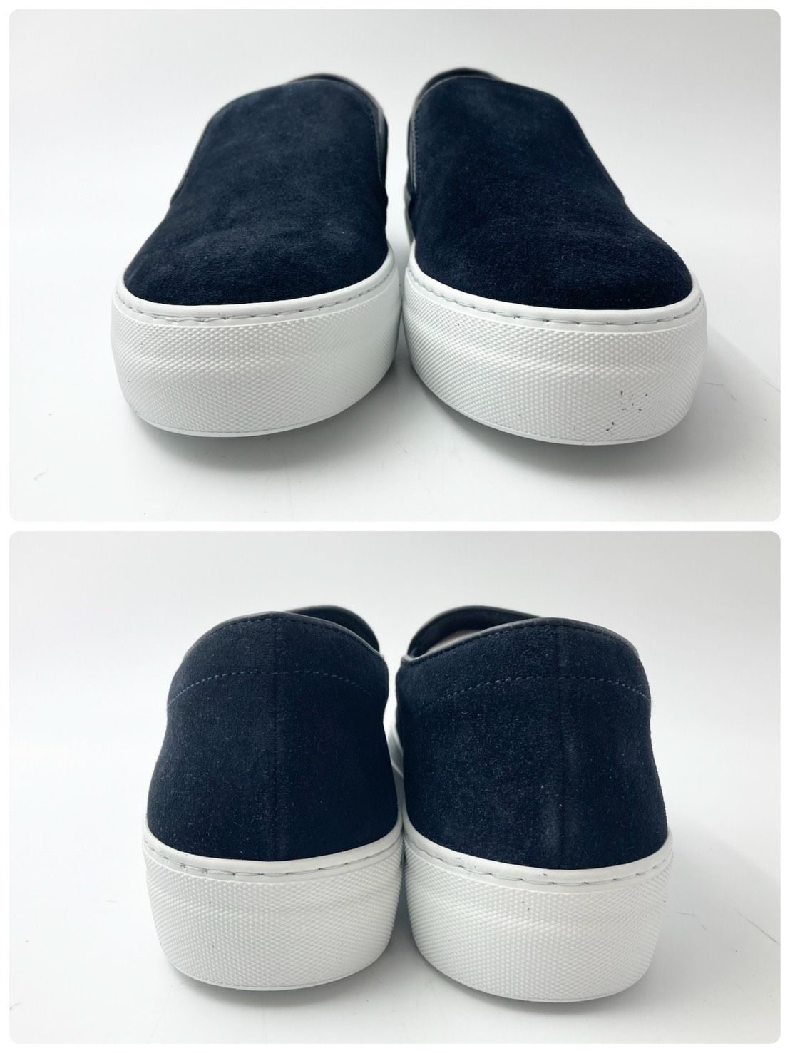 PELLICO SUNNY ペリーコサニー GIOIA M001 スエード スリッポン 42 DEEPBLUE