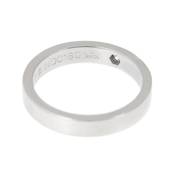 カルティエ Pt950 ダイヤモンド リング Cドゥ エングレーブド 47号