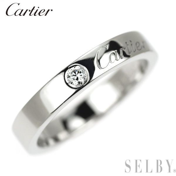 カルティエ Cドゥダイヤリング　#47 pt950 カルティエ CARTIER Cartier カルティエ PT950 プラチナ C ドゥ