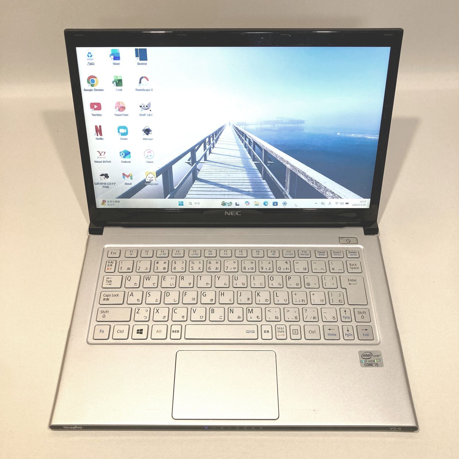 快速 超軽量 オフィス シルバー ノートパソコン D 377-3