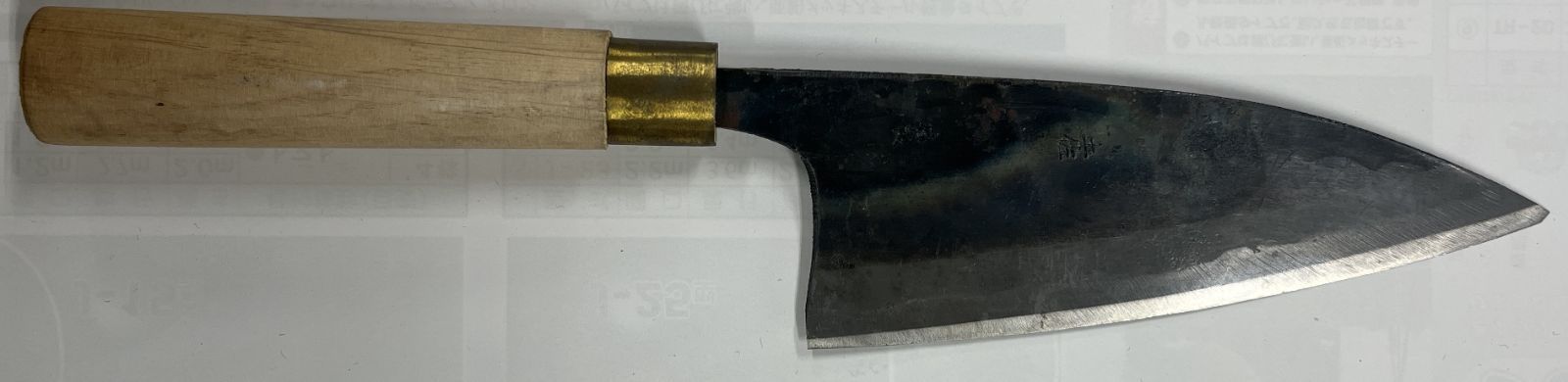 商談分 一括 アウトレット品 小出刃包丁 両刃 刃長約130㎜ 外箱無×24丁