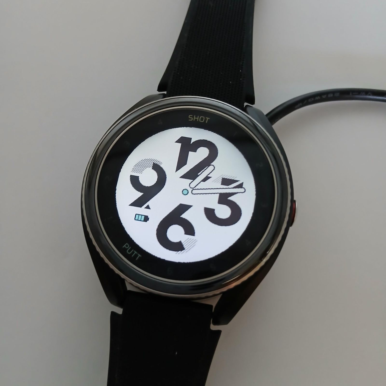 No.4287 [ボイスキャディ] Voice Caddie T9 ブラック 時計型ゴルフナビ